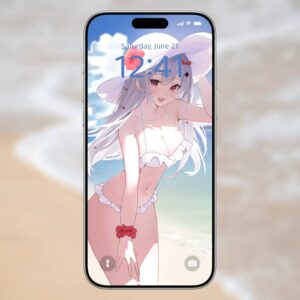 "Beach Date" Mobile Wallpaper