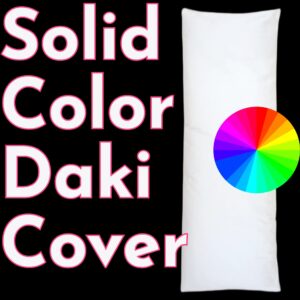Solid Color (Blank) Dakimakura Body Pillow Cover